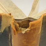 book spine damage